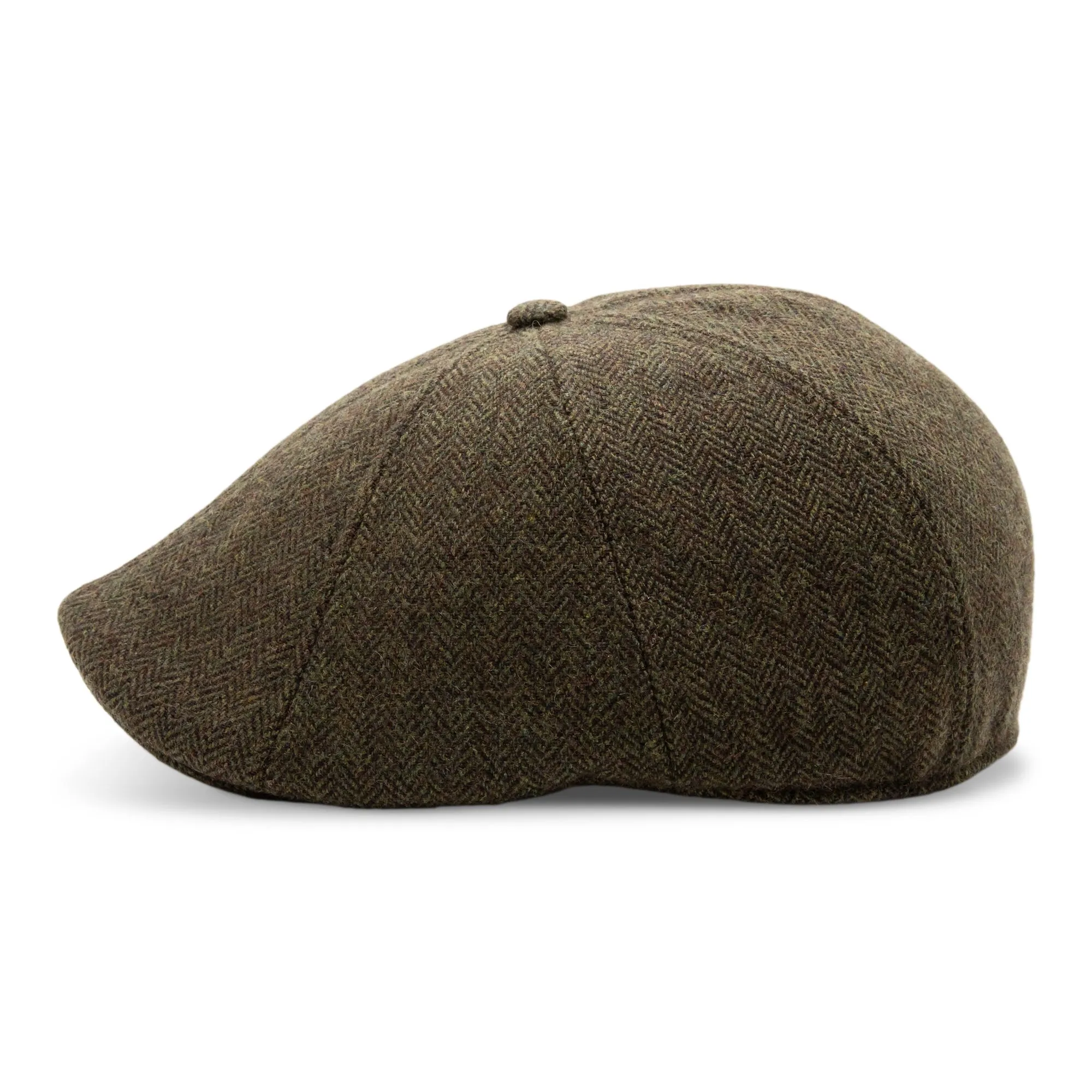 The Insulated Peaky Boston Scally Cap - Cedar Moss