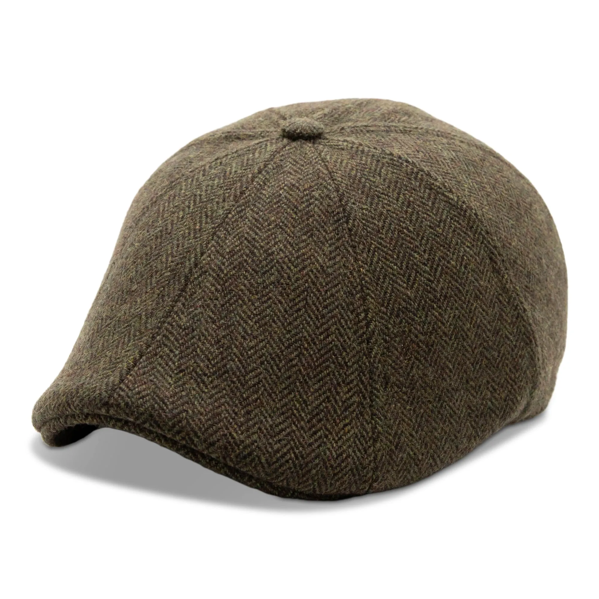 The Insulated Peaky Boston Scally Cap - Cedar Moss