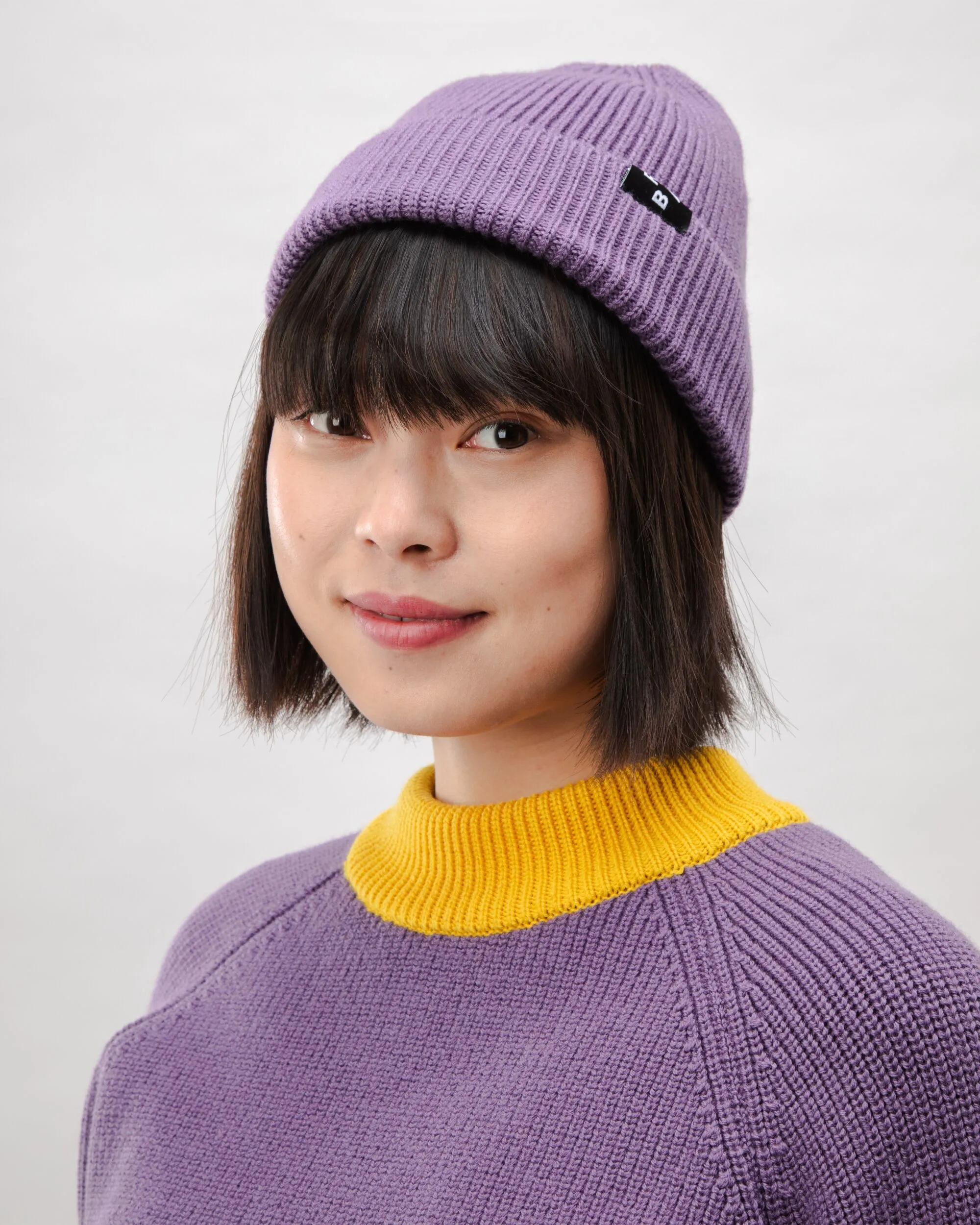 Waterfront Wool Beanie Orchid