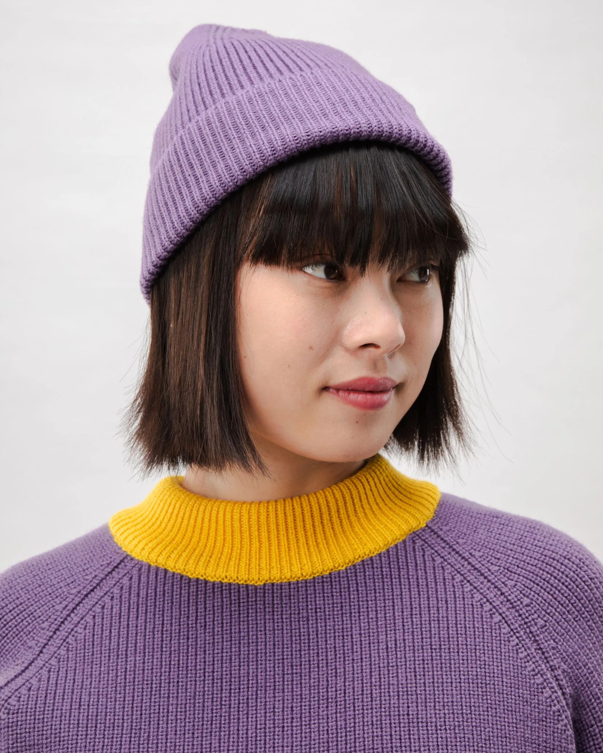 Waterfront Wool Beanie Orchid