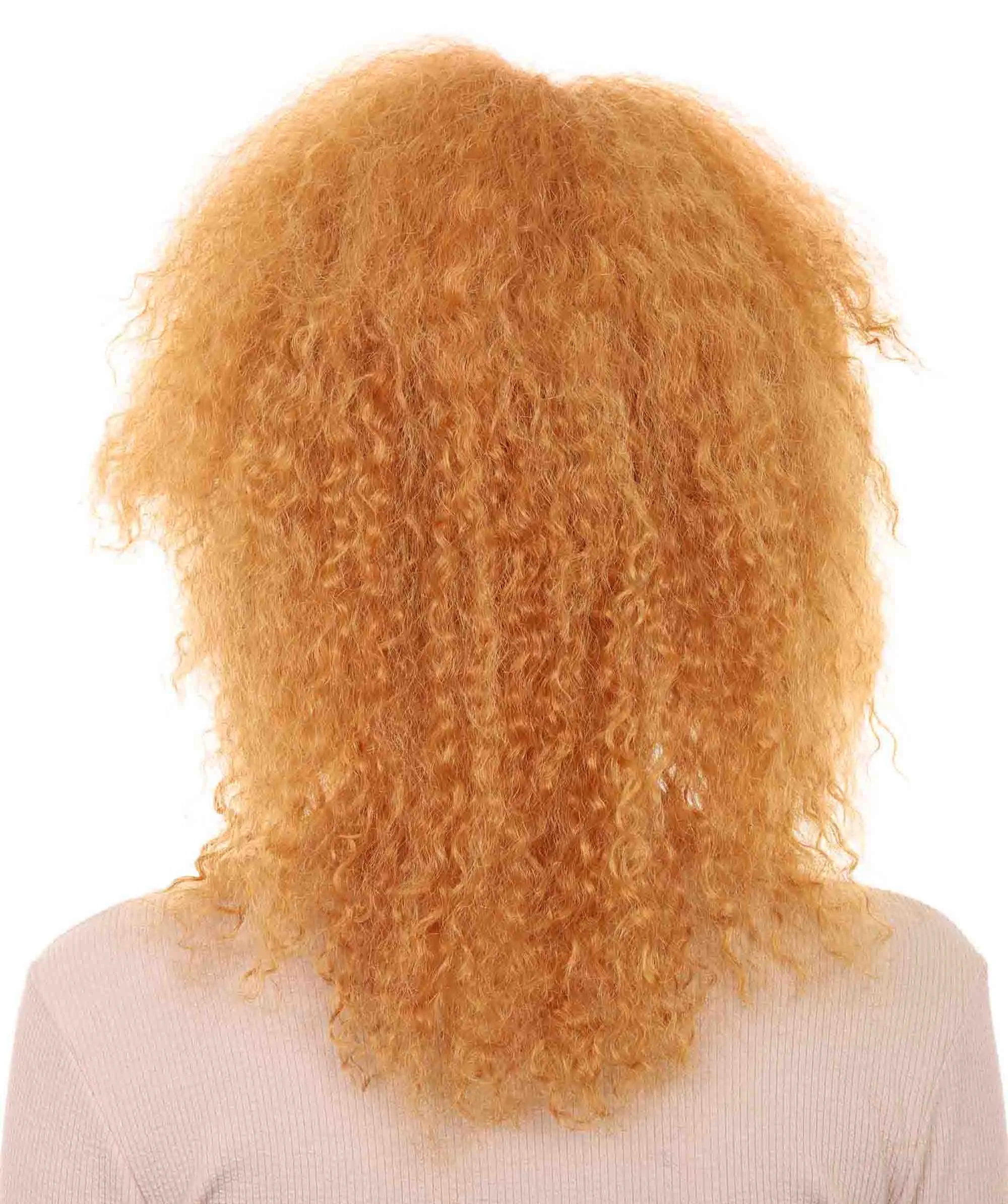 Womens Afro Doll Wig | Orange Fashion Wigs | Premium Breathable Capless Cap