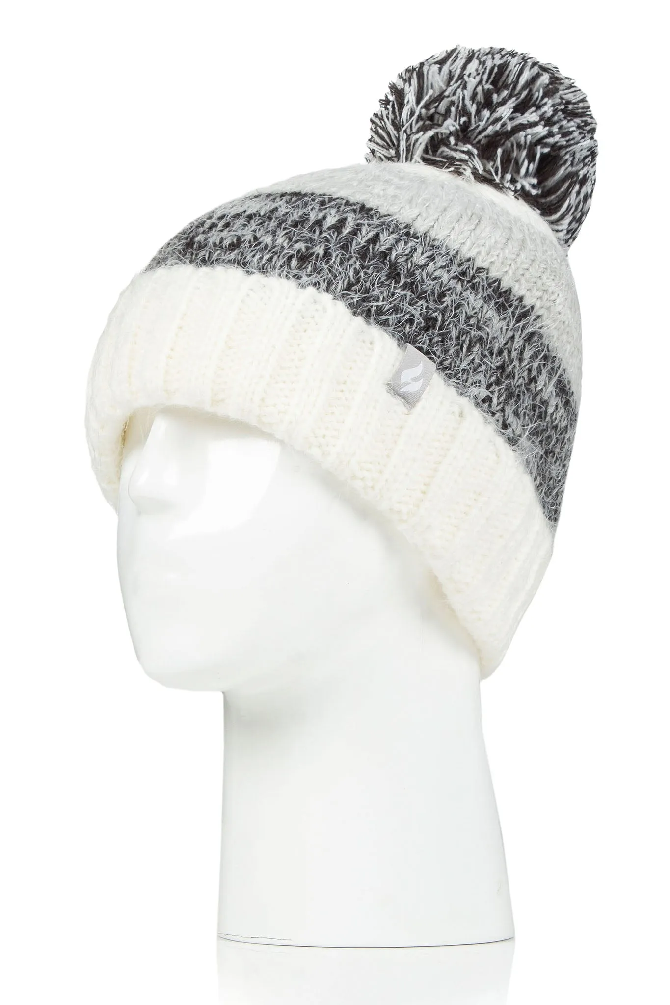 Women's Sloane Feather Knit Roll Up Hat